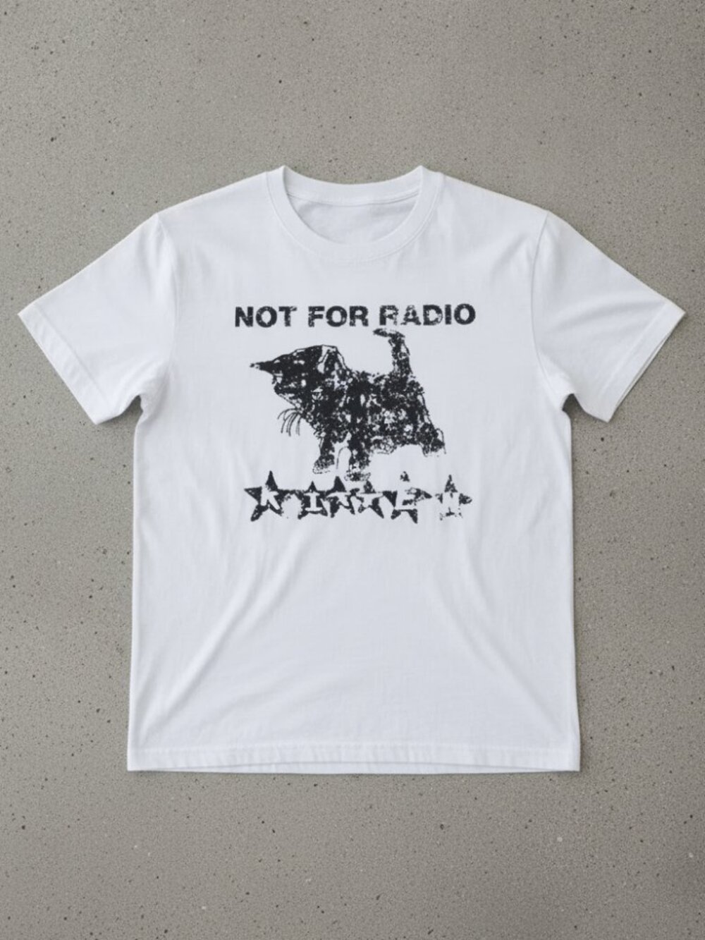 The Smiths Not For Radio Graphic T-Shirt White Vintage Indie Rock Band Tee